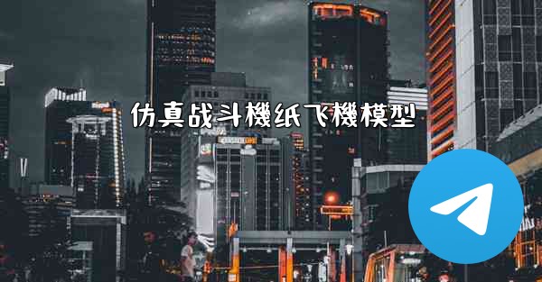 仿真战斗機纸飞機模型