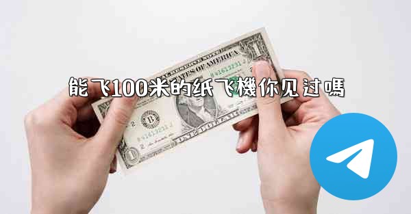能飞100米的纸飞機你见过嗎