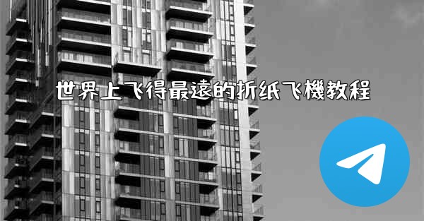世界上飞得最遠的折纸飞機教程