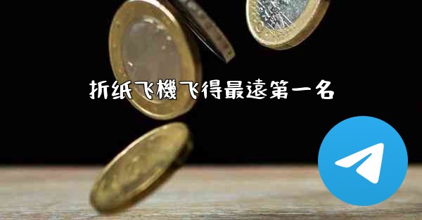 折纸飞機飞得最遠第一名