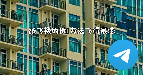 纸飞機的折叠方法飞得最遠