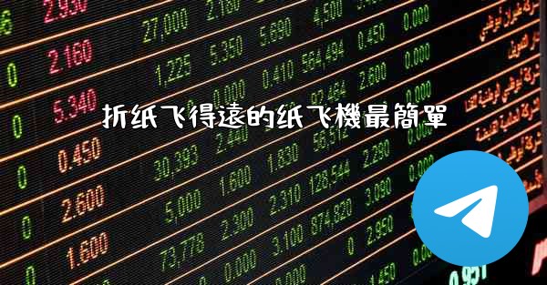 折纸飞得遠的纸飞機最簡單