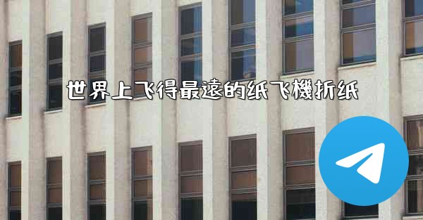 世界上飞得最遠的纸飞機折纸