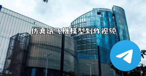 仿真纸飞機模型制作视频