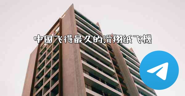 中國飞得最久的滑翔纸飞機