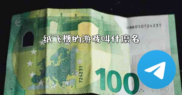 纸飞機的游戏叫什麼名