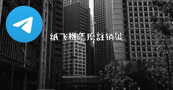 纸飞機怎麼註销號