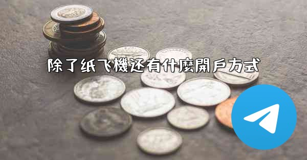 除了纸飞機还有什麼開戶方式