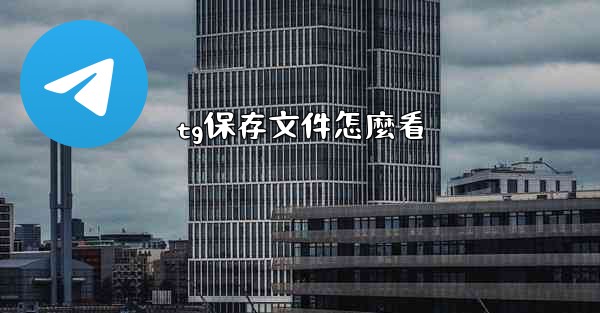 tg保存文件怎麼看