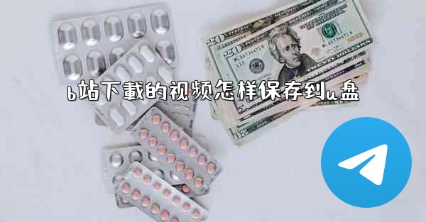 b站下載的视频怎样保存到u盘