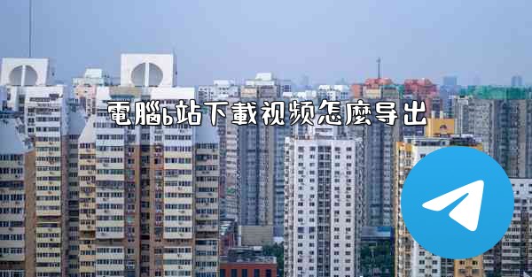 電腦b站下載视频怎麼导出