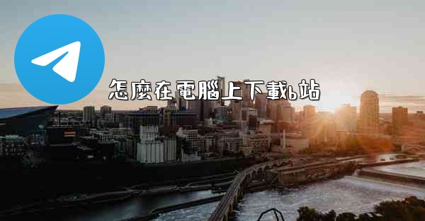 怎麼在電腦上下載b站