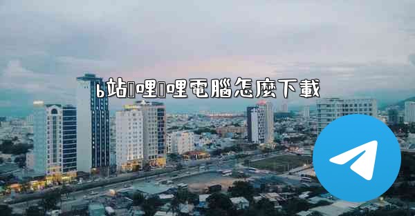 b站哔哩哔哩電腦怎麼下載