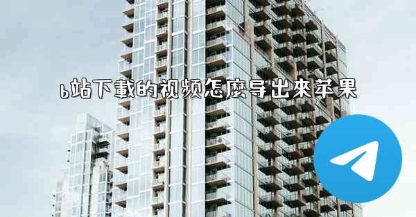 b站下載的视频怎麼导出來苹果