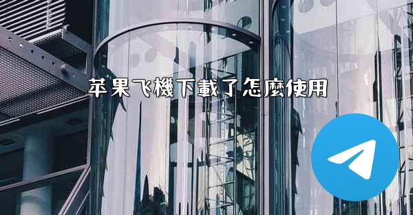 苹果飞機下載了怎麼使用