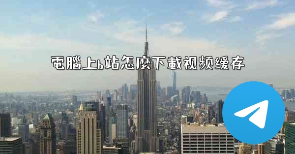 電腦上b站怎麼下載视频缓存