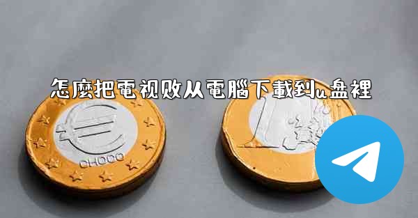 怎麼把電视剧从電腦下載到u盘裡