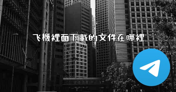 飞機裡面下載的文件在哪裡