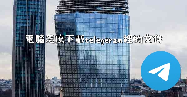 電腦怎麼下載telegeram裡的文件