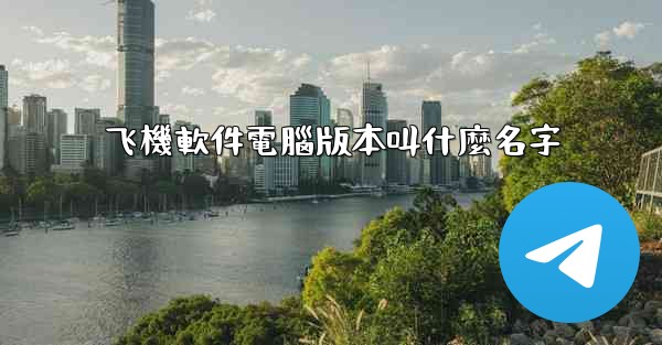 <b>飞機軟件電腦版本叫什麼名字</b>