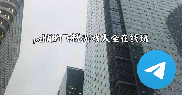 pc版的飞機游戏大全在线玩