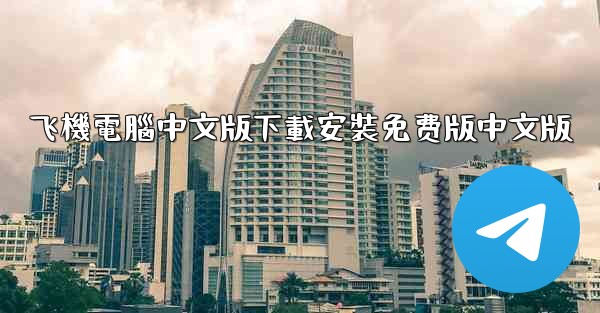 飞機電腦中文版下載安裝免费版中文版