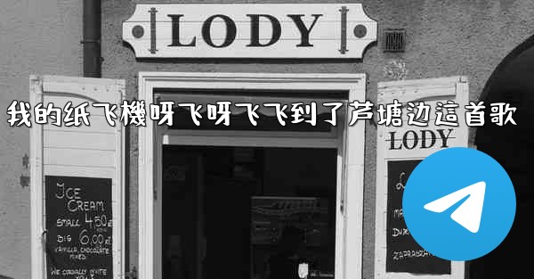 我的纸飞機呀飞呀飞飞到了芦塘边這首歌