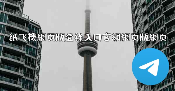 纸飞機網页版登錄入口官網網页版網页