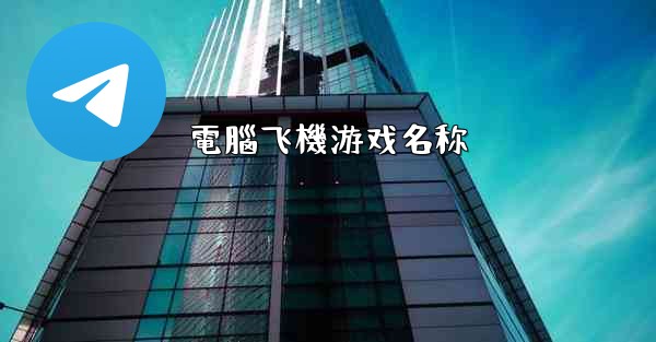 電腦飞機游戏名称