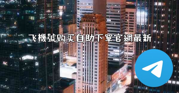 飞機號购买自助下單官網最新