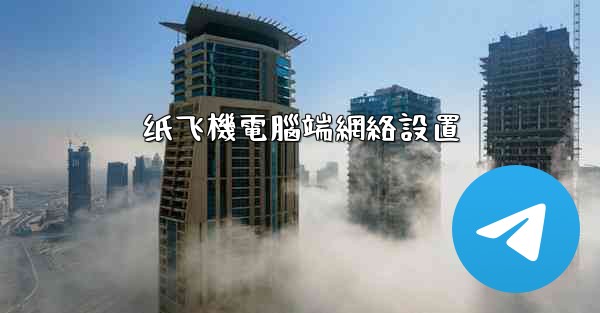 纸飞機電腦端網絡設置