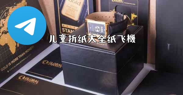 儿童折纸大全纸飞機