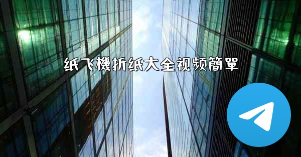 纸飞機折纸大全视频簡單