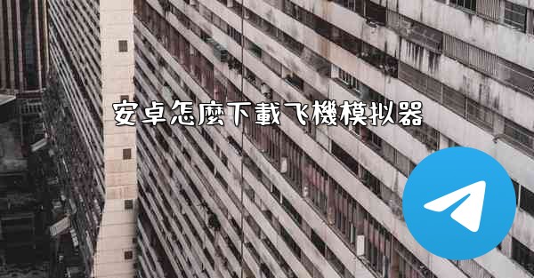 安卓怎麼下載飞機模拟器