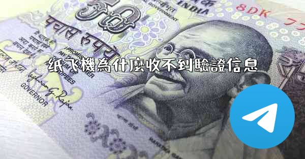 纸飞機為什麼收不到驗證信息