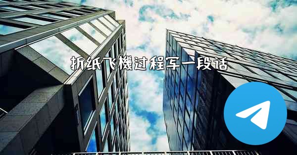 折纸飞機过程写一段话