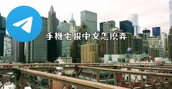 手機電报中文怎麼弄