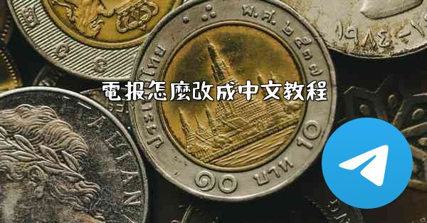 電报怎麼改成中文教程