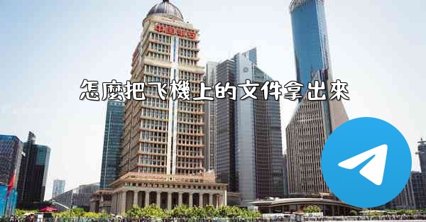 怎麼把飞機上的文件拿出來
