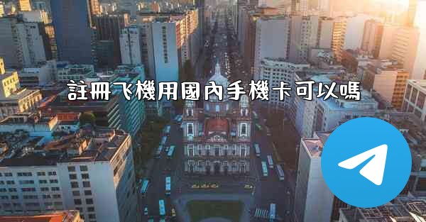 註冊飞機用國內手機卡可以嗎