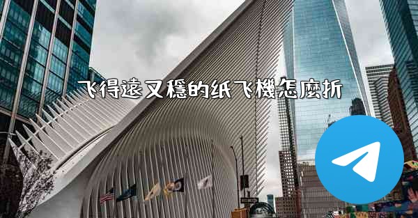 飞得遠又穩的纸飞機怎麼折