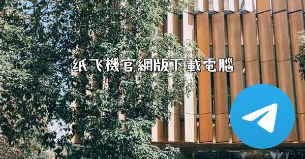 纸飞機官網版下載電腦