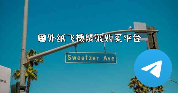 國外纸飞機賬號购买平台