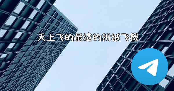 天上飞的最遠的折纸飞機