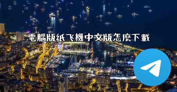 電腦版纸飞機中文版怎麼下載