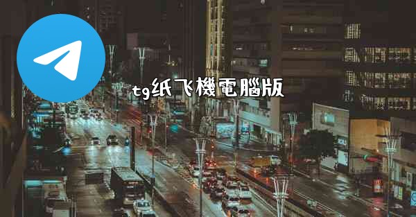 tg纸飞機電腦版
