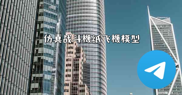 仿真战斗機纸飞機模型