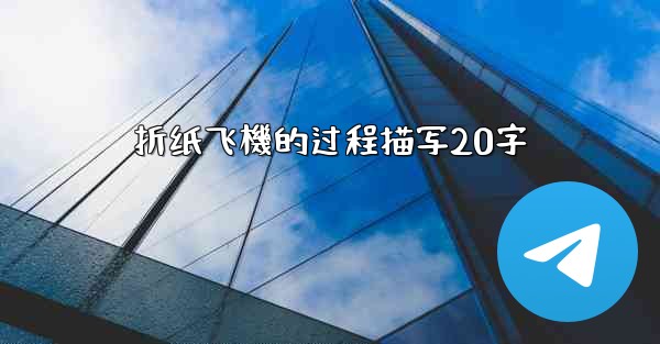 折纸飞機的过程描写20字