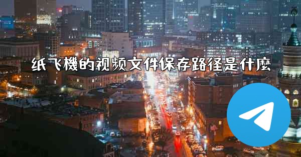 纸飞機的视频文件保存路径是什麼