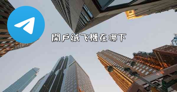 開戶纸飞機在哪下